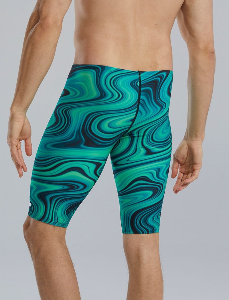 Green Tyr Durafast Elite® Jammer Vitality Men's Swimsuit | US-YGDJ57842