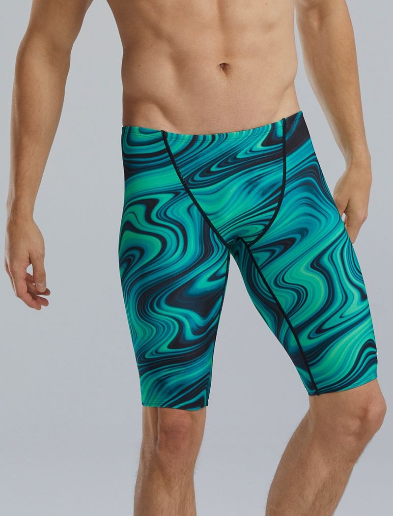 Green Tyr Durafast Elite® Jammer Vitality Men's Swimsuit | US-YGDJ57842