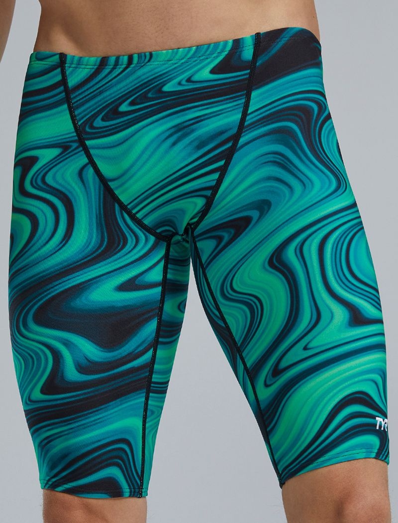 Green Tyr Durafast Elite® Jammer Vitality Men's Swimsuit | US-YGDJ57842