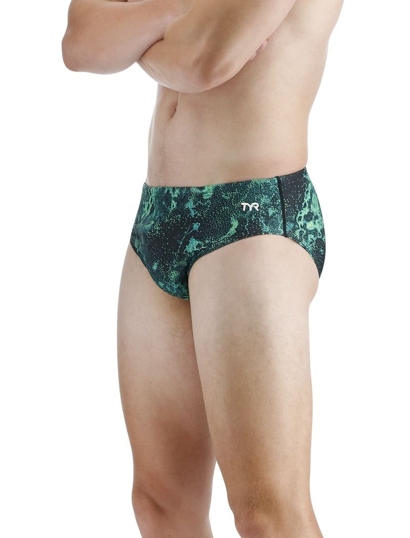 Green Tyr Durafast Lite® Diploria Men's Swimsuit | US-FLOA35849