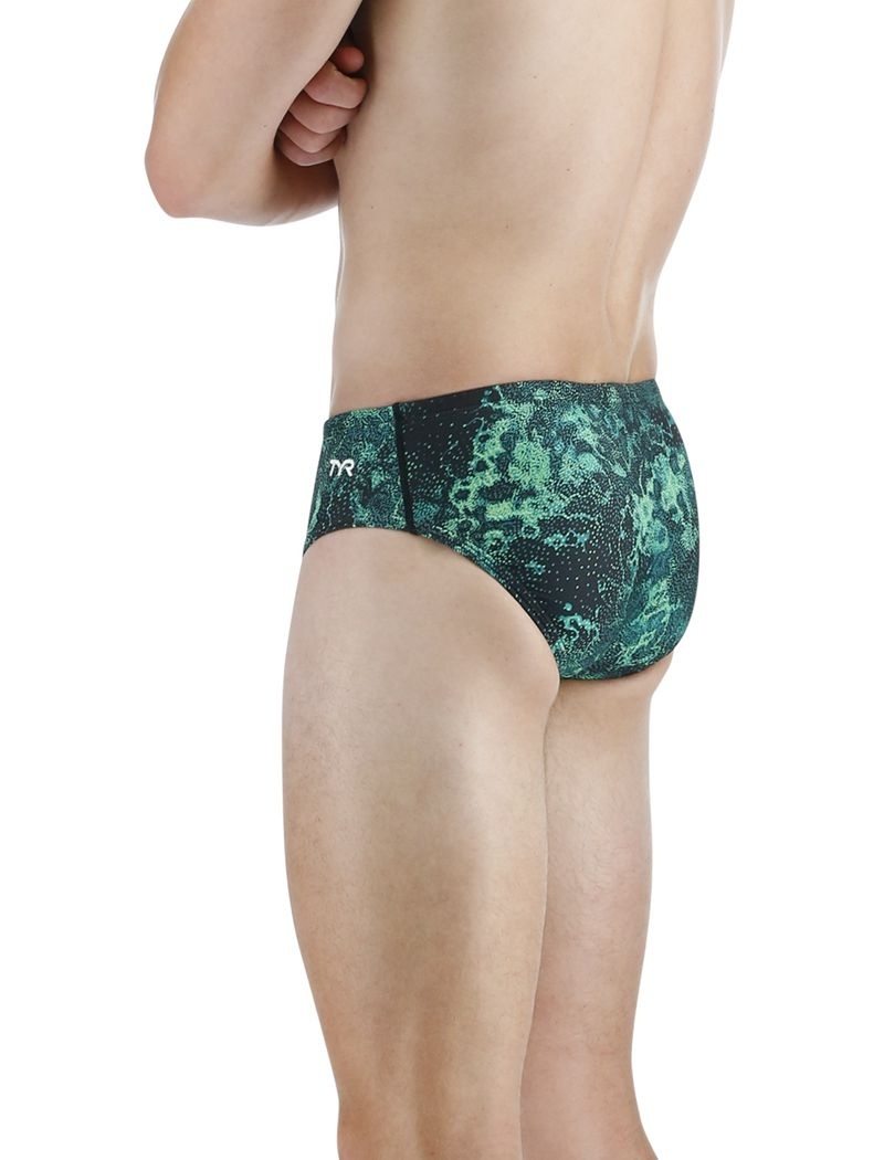 Green Tyr Durafast Lite® Diploria Men's Swimsuit | US-FLOA35849