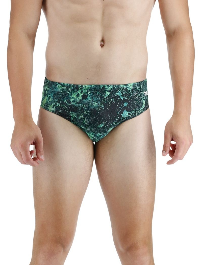 Green Tyr Durafast Lite® Diploria Men\'s Swimsuit | US-FLOA35849