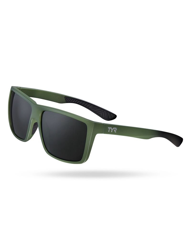 Green / Black Tyr Ventura Hts Polarized Women\'s Sunglasses | US-WROF43609