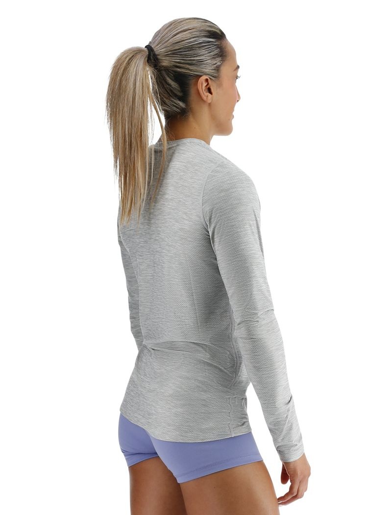 Grey Tyr Airtec™ Long Sleeve Women's T-Shirt | US-LWJN80423