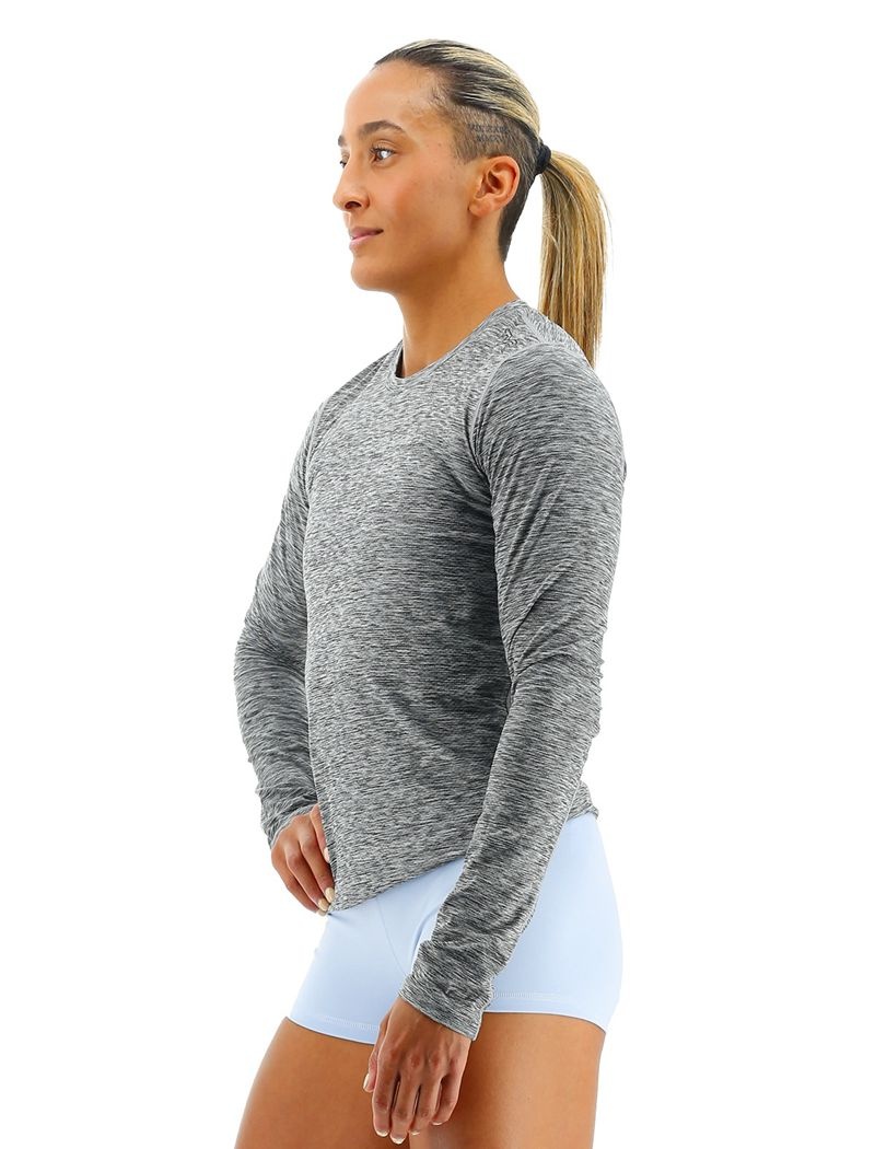 Grey Tyr Airtec™ Long Sleeve Women's T-Shirt | US-LTPF93407