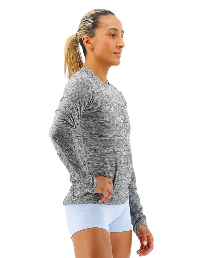 Grey Tyr Airtec™ Long Sleeve Women's T-Shirt | US-LTPF93407