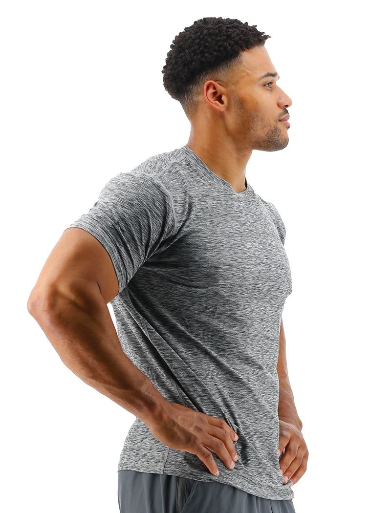 Grey Tyr Airtec™ Men's T-Shirt | US-NPEY63450