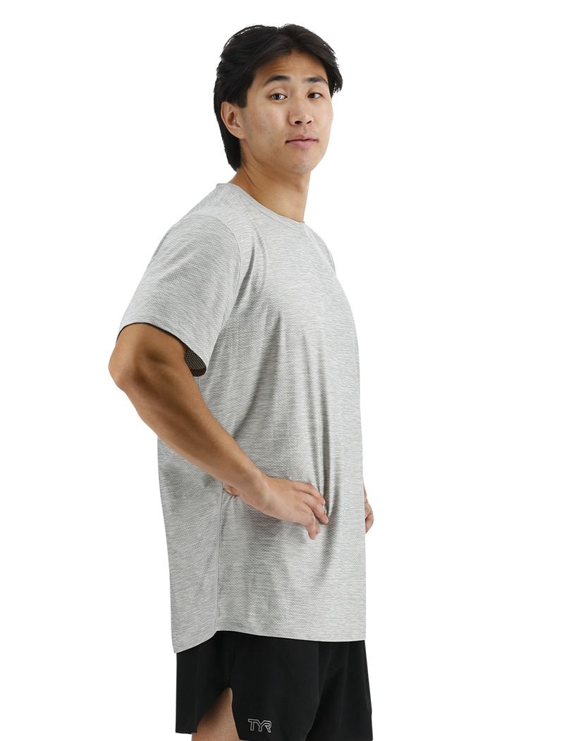 Grey Tyr Airtec™ Men's T-Shirt | US-QCBZ19805