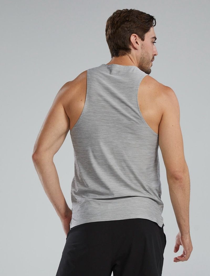 Grey Tyr Airtec™ Men's Tanks | US-SDXQ01965