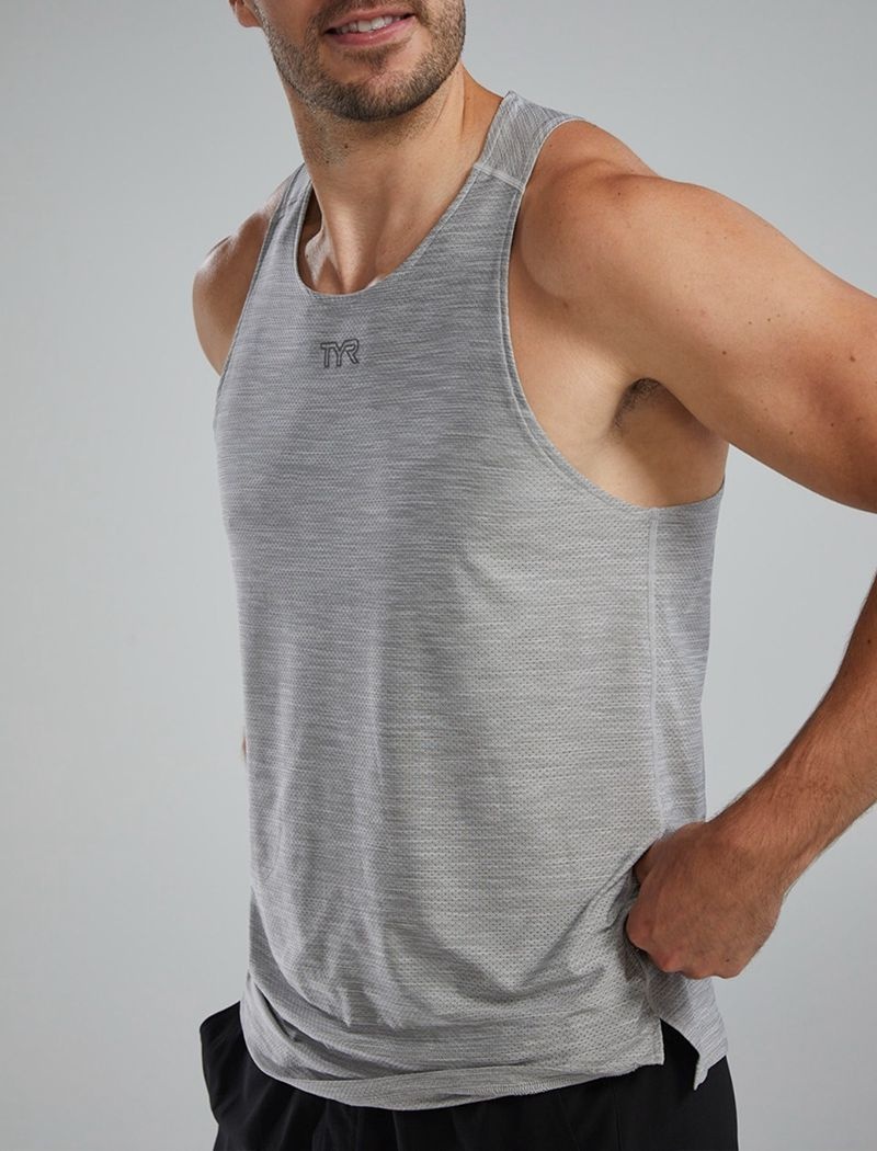 Grey Tyr Airtec™ Men's Tanks | US-SDXQ01965