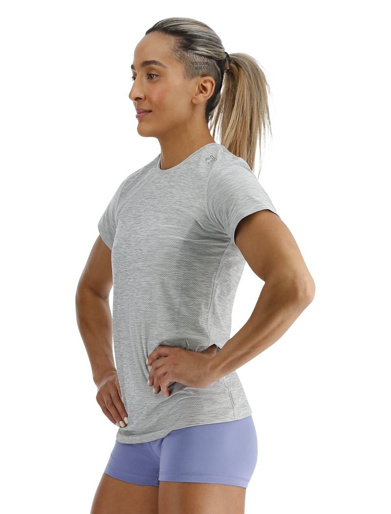 Grey Tyr Airtec™ Short Sleeve Women's T-Shirt | US-HIFX89061