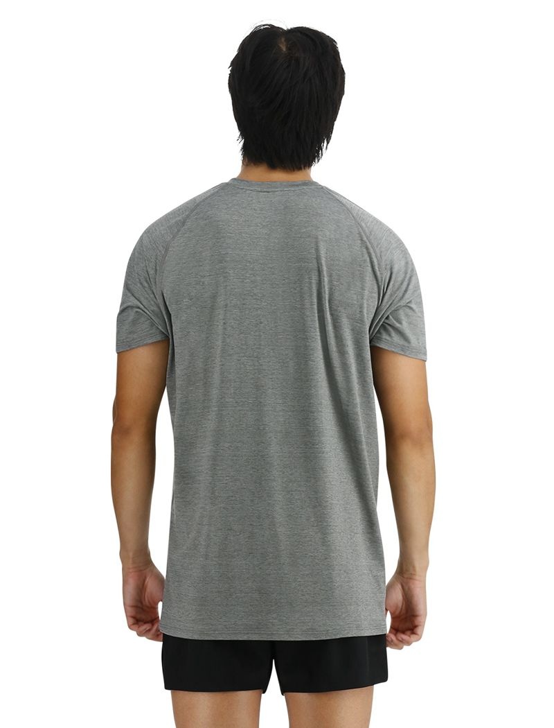 Grey Tyr Climadry™ Raglan Tech Men's T-Shirt | US-PVRO37461