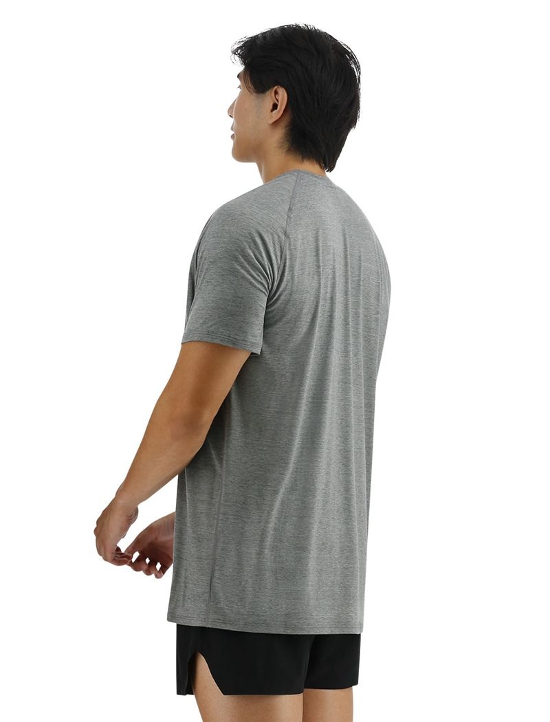 Grey Tyr Climadry™ Raglan Tech Men's T-Shirt | US-PVRO37461