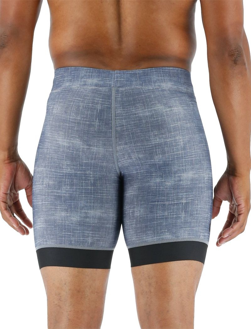 Grey Tyr Durafast Elite® Workout Jammer Sandblasted Men's Swimsuit | US-KYDS37196