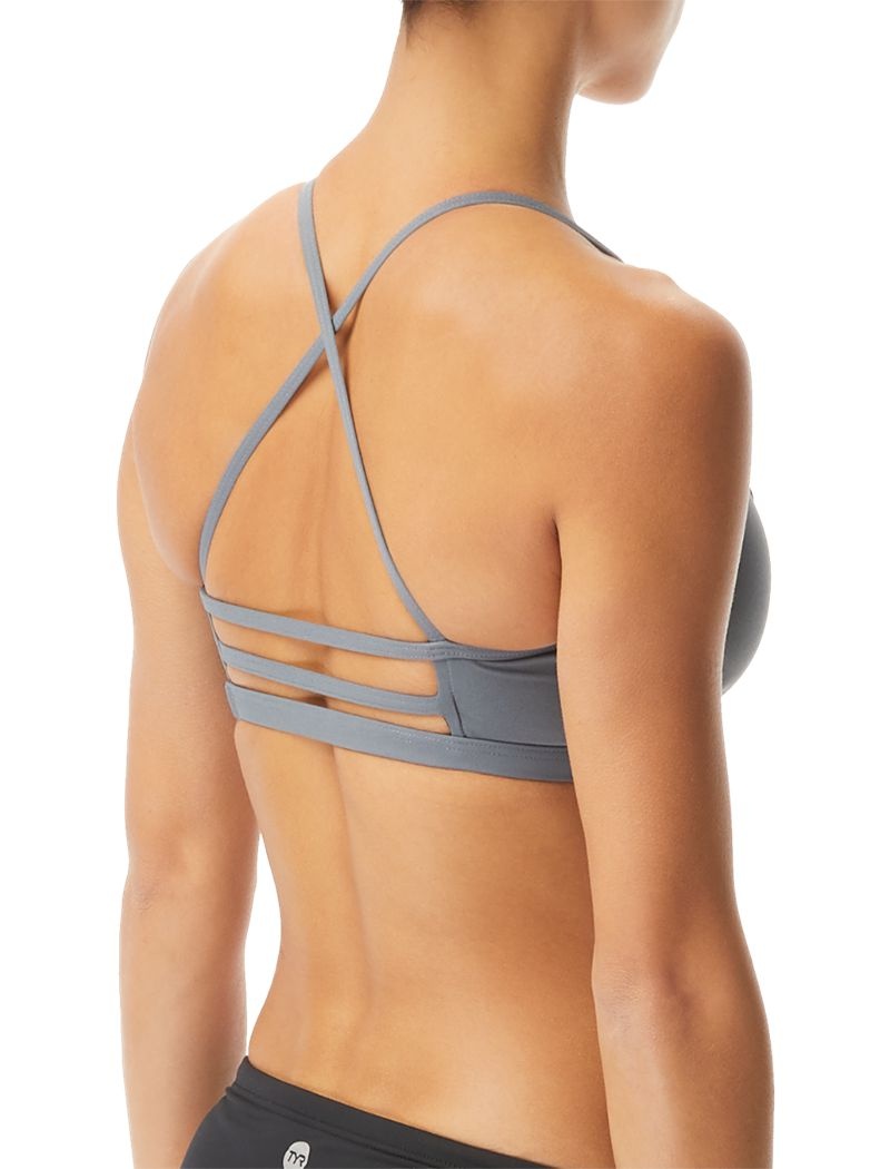 Grey Tyr Durafast One® Trinity Women's Sports Bra | US-FSRQ69280