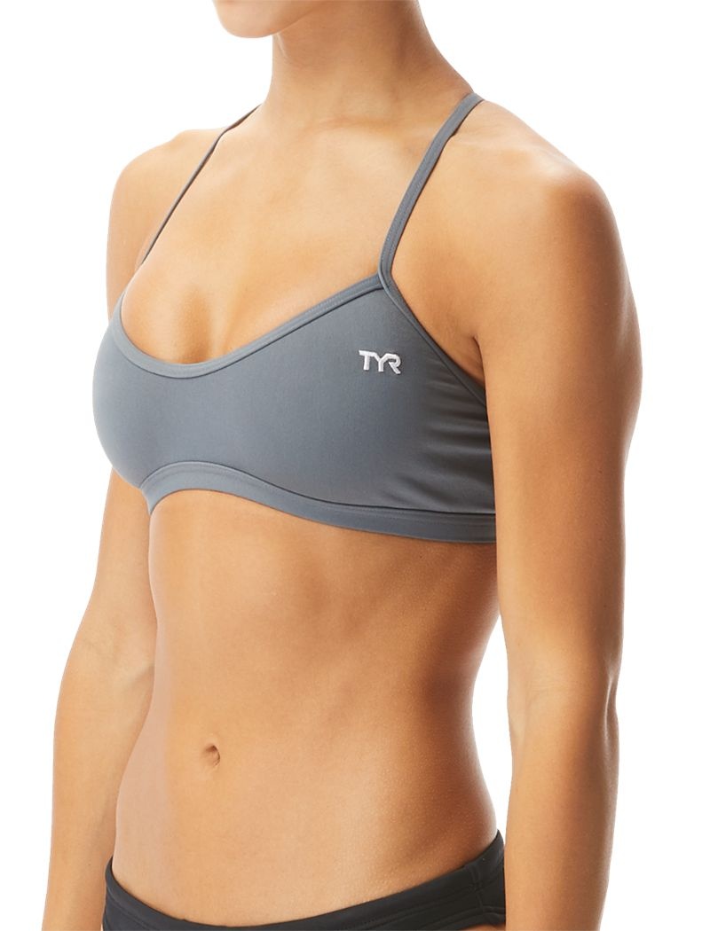 Grey Tyr Durafast One® Trinity Women\'s Sports Bra | US-FSRQ69280