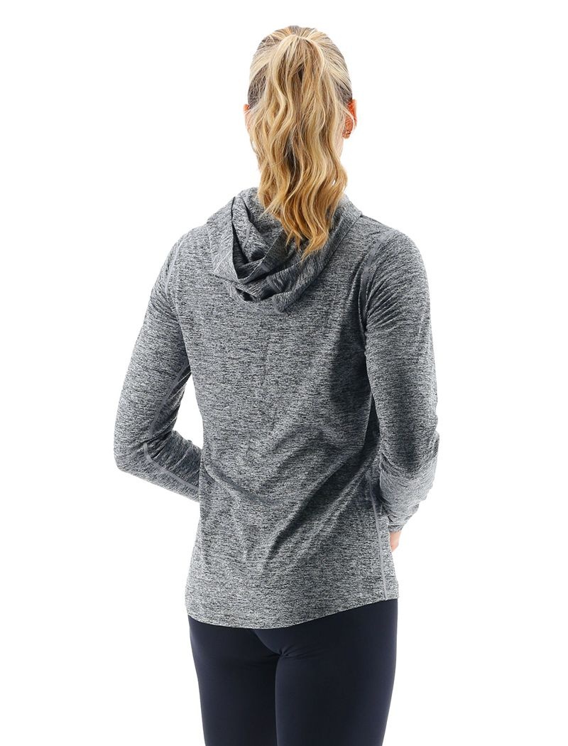 Grey Tyr Sls Tech Performance Women's Hoodie | US-EGOA89320