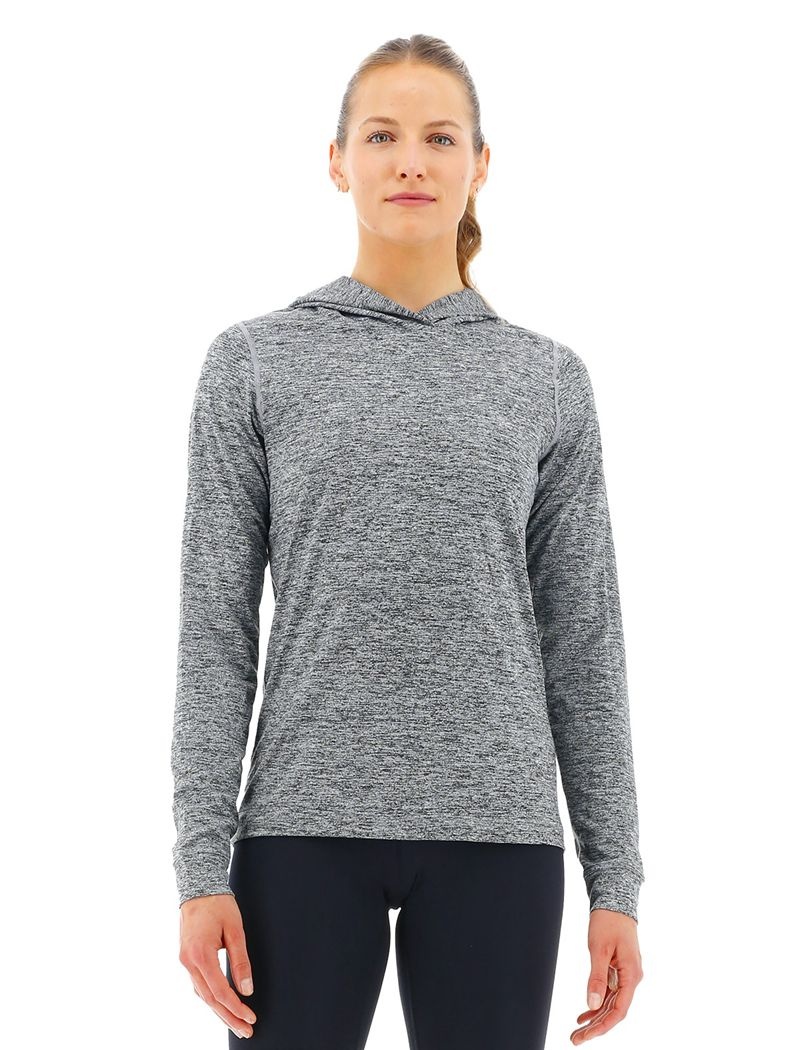 Grey Tyr Sls Tech Performance Women\'s Hoodie | US-EGOA89320