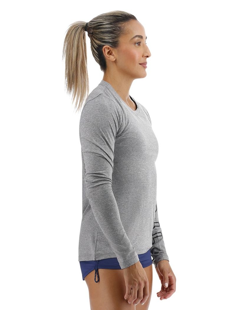 Grey Tyr Sundefense Long Sleeve Women's Shirts | US-LMEK16752