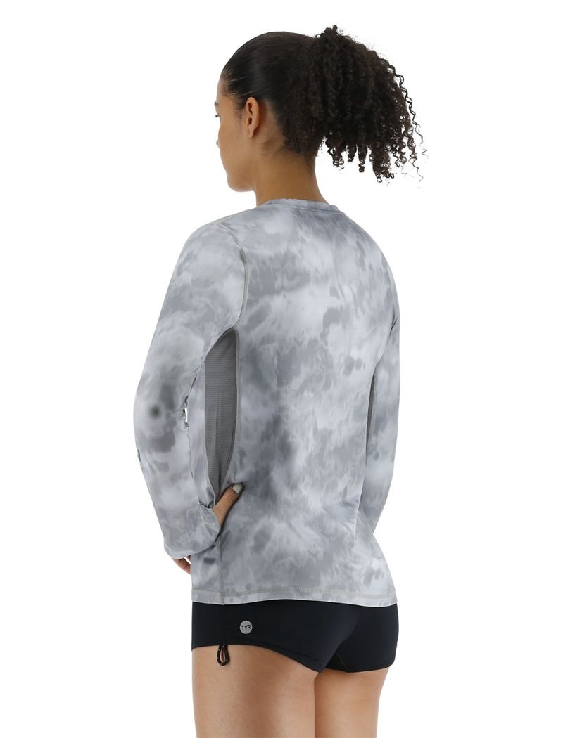 Grey Tyr Sundefense™ Vented Long Sleeve Crew Women's Shirts | US-LDIP70895