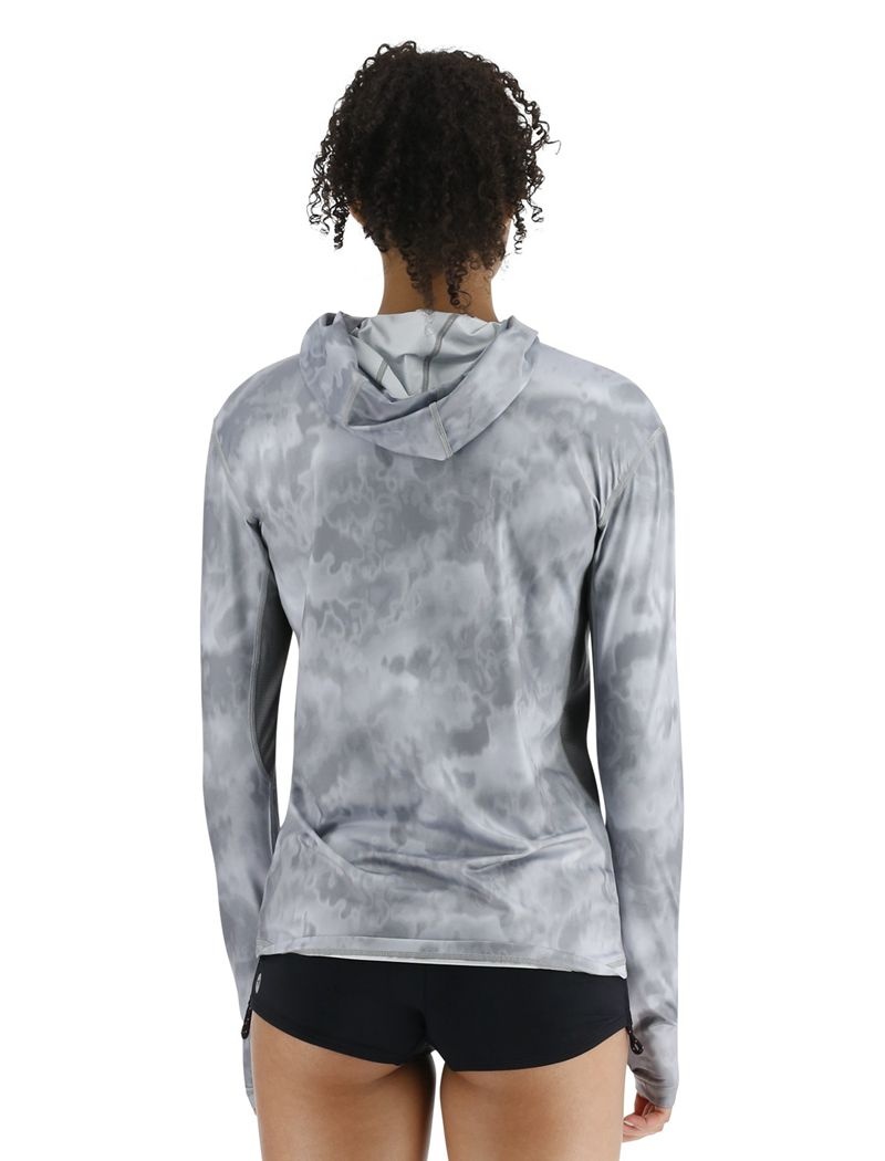 Grey Tyr Sundefense™ Vented - Turbulent Women's Hoodie | US-CQEV92068