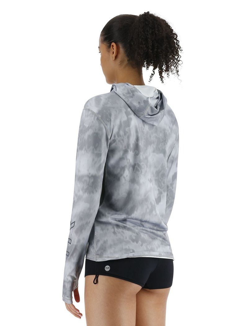 Grey Tyr Sundefense™ Vented - Turbulent Women's Hoodie | US-CQEV92068