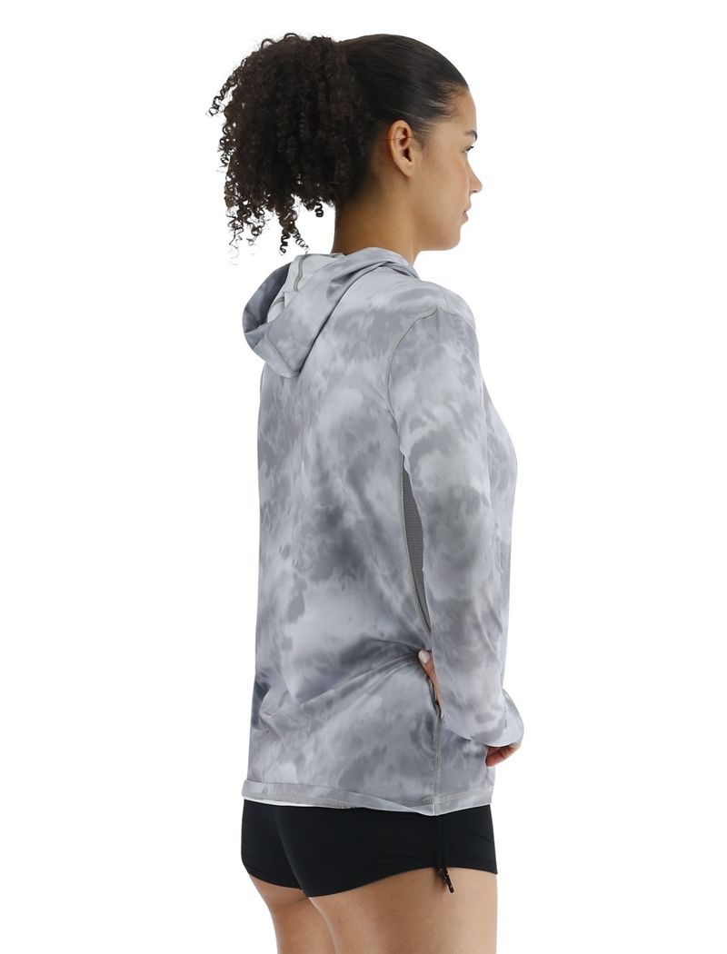 Grey Tyr Sundefense™ Vented - Turbulent Women's Hoodie | US-CQEV92068