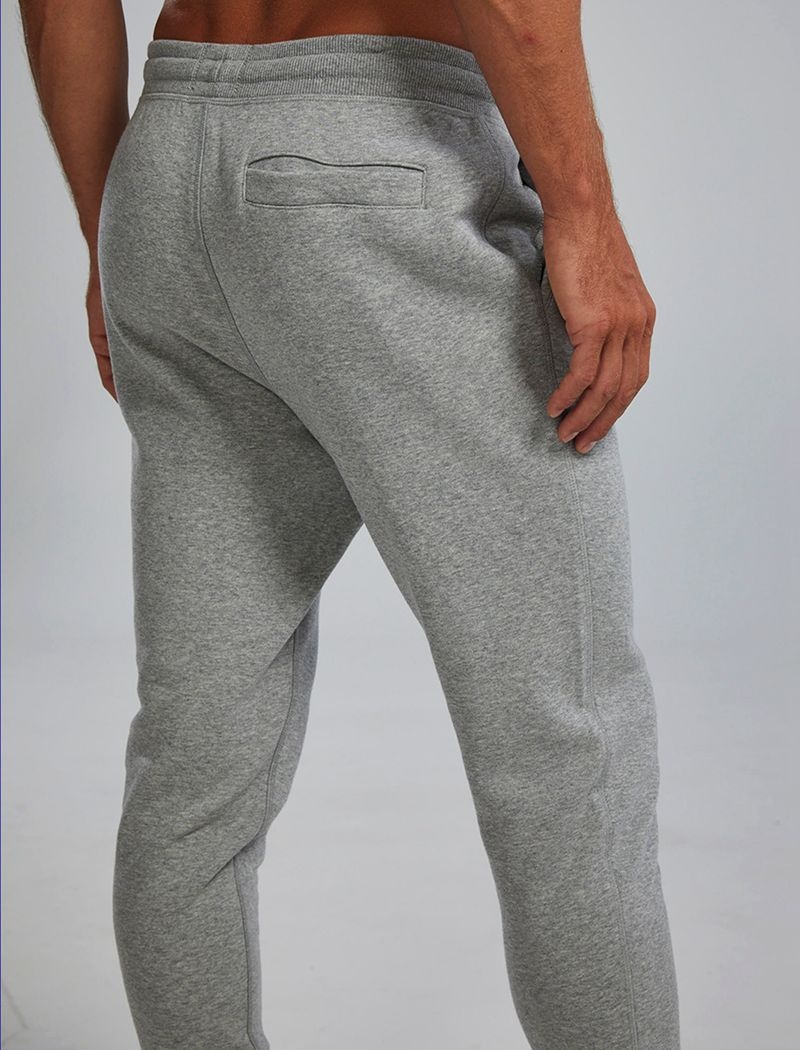 Grey Tyr Ultrasoft Heavyweight Terry Men's Joggers | US-VGML49187