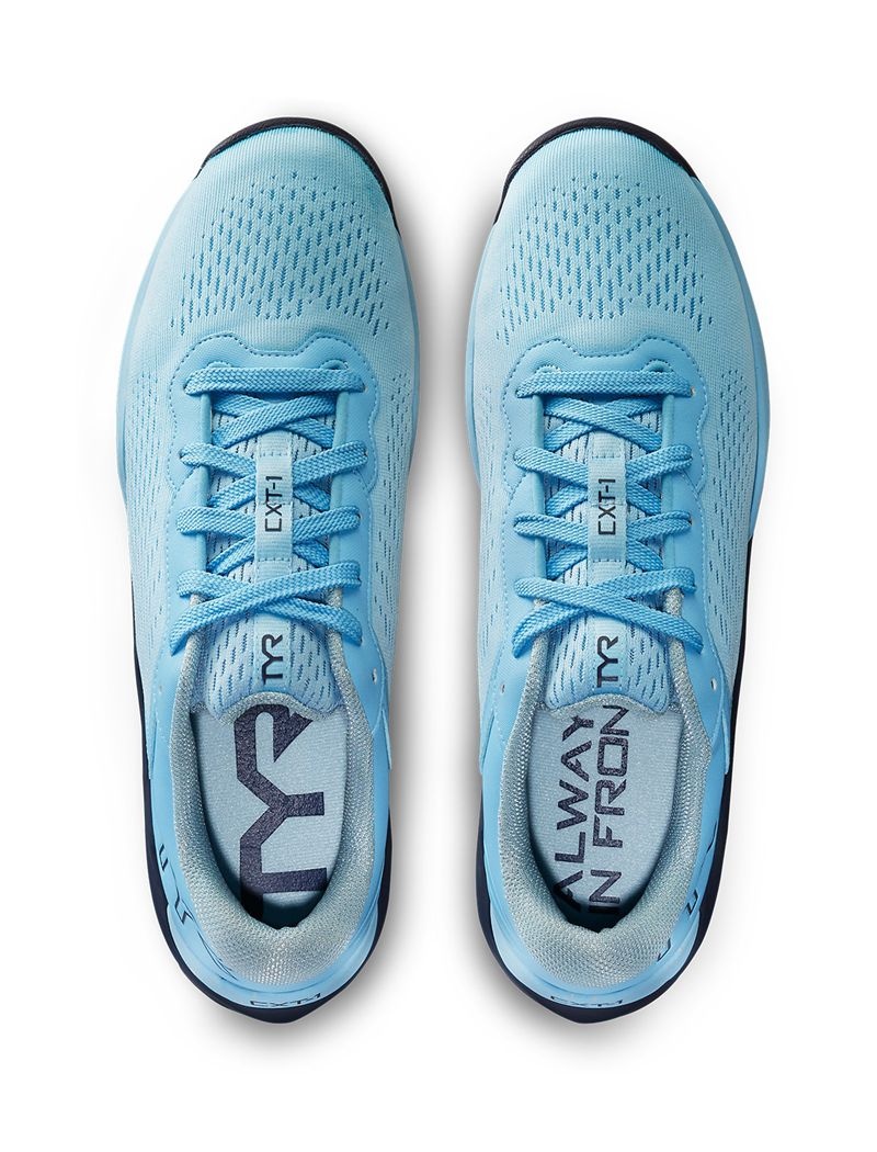 Light Blue Tyr Cxt-1 Trainer Women's Crossfit Shoes | US-EYWX75320