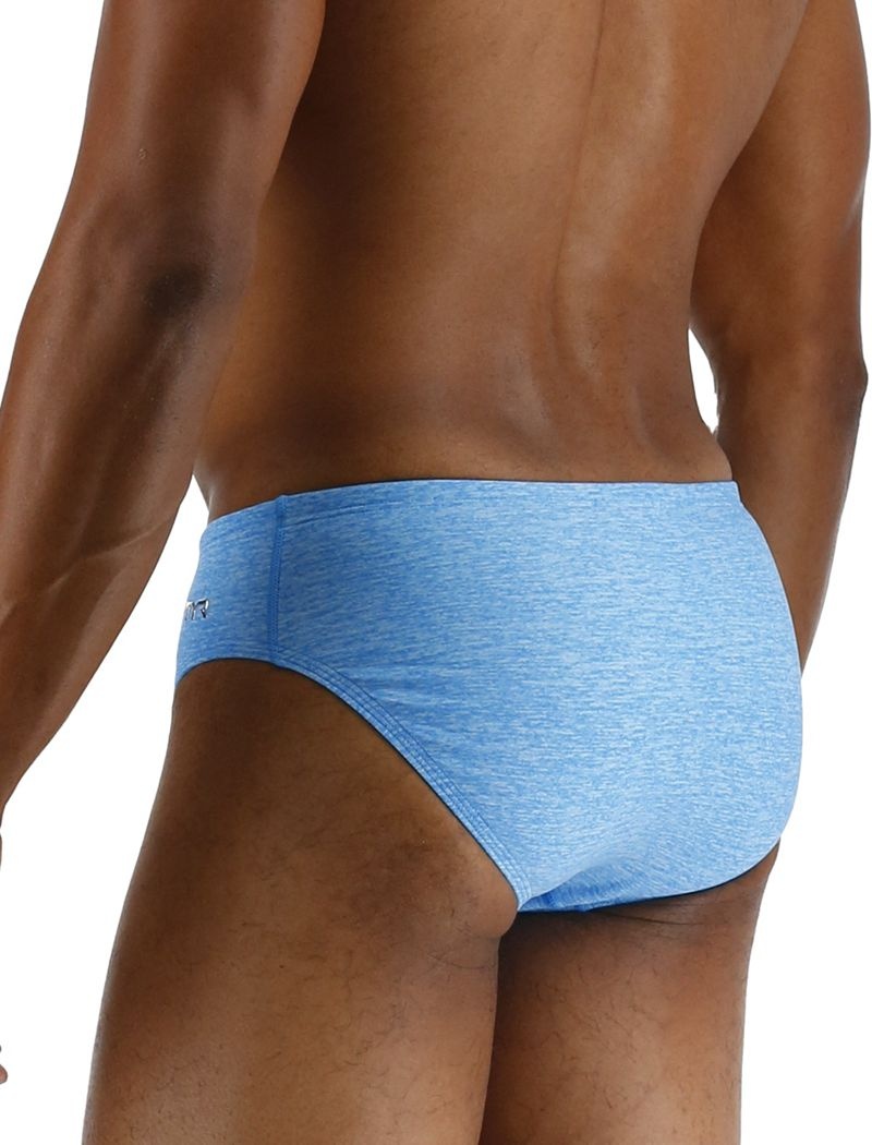 Light Blue Tyr Durafast One® Lapped Men's Swimsuit | US-JVXQ13420