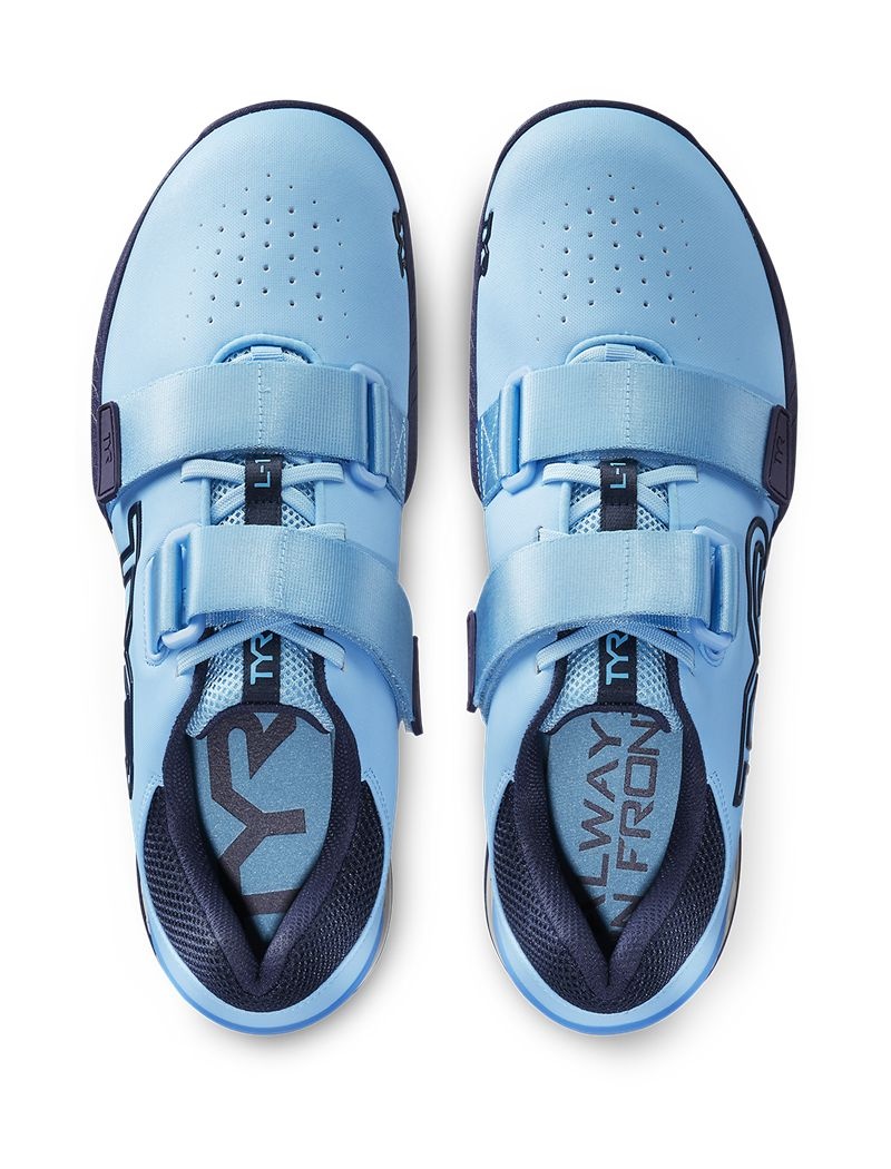 Light Blue Tyr L-1 Lifter Men's Sneakers | US-NDFT06713