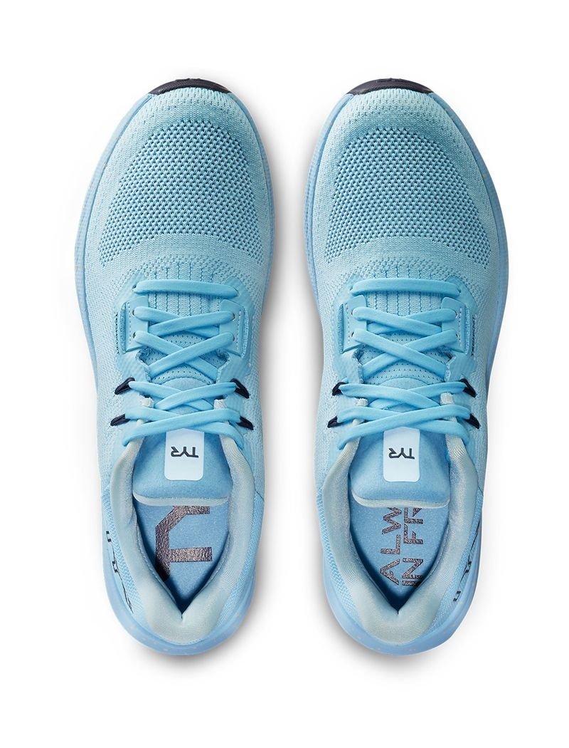 Light Blue Tyr Techknit Rnr-1 Trainer Women's Crossfit Shoes | US-MTLD81675