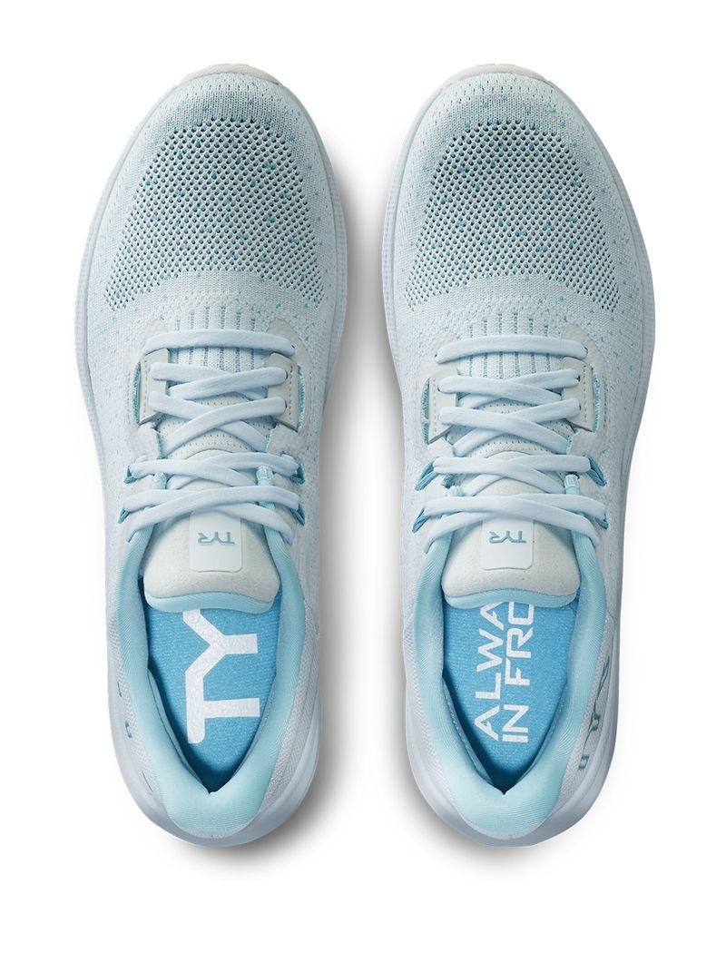 Light Blue Tyr Techknit Rnr-1 Trainer Women's Crossfit Shoes | US-ISOF34809