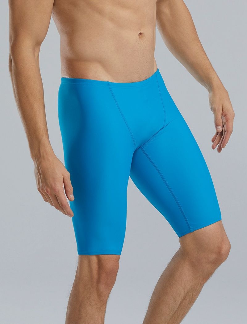 Light Blue Tyr Tyreco™ Jammer Men's Swimsuit | US-IBUO81920