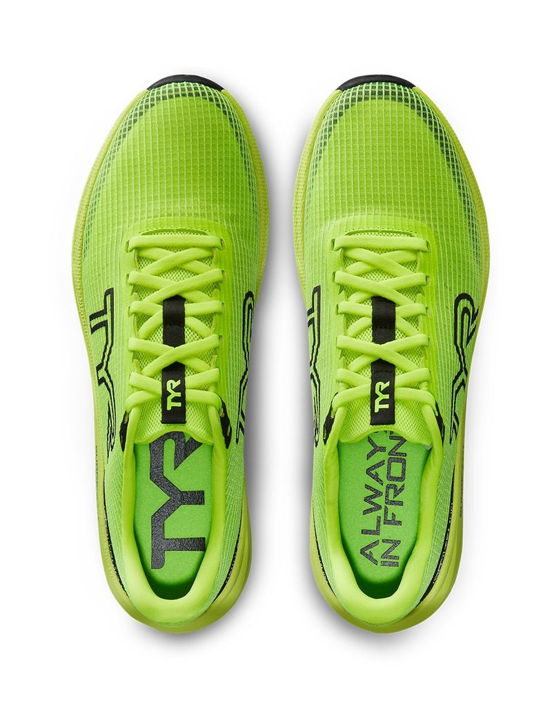 Light Green Tyr Sr-1 Tempo Runner Limited Edition Men's Running Shoes | US-OEAF68503