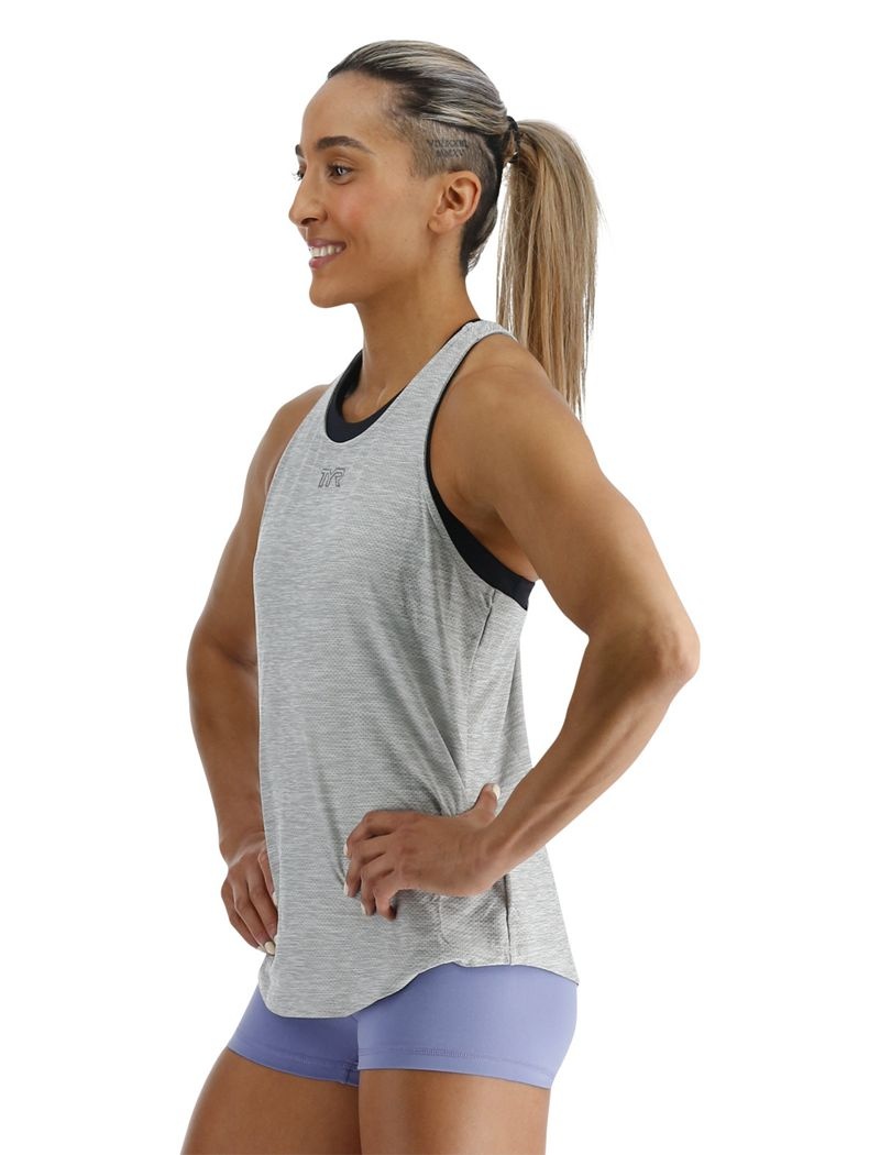 Light Grey Tyr Airtec™ Women's Tanks | US-RLVY38701