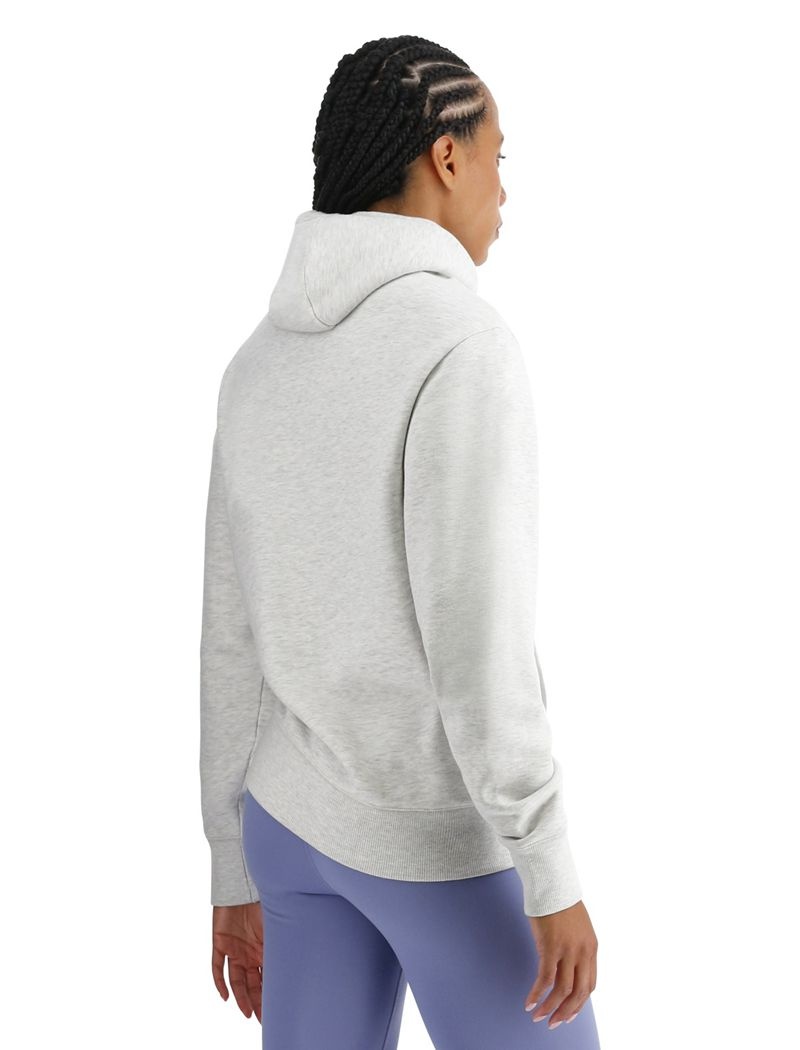 Light Grey Tyr Ultrasoft Big Logo Tech Women's Hoodie | US-NIKE15206