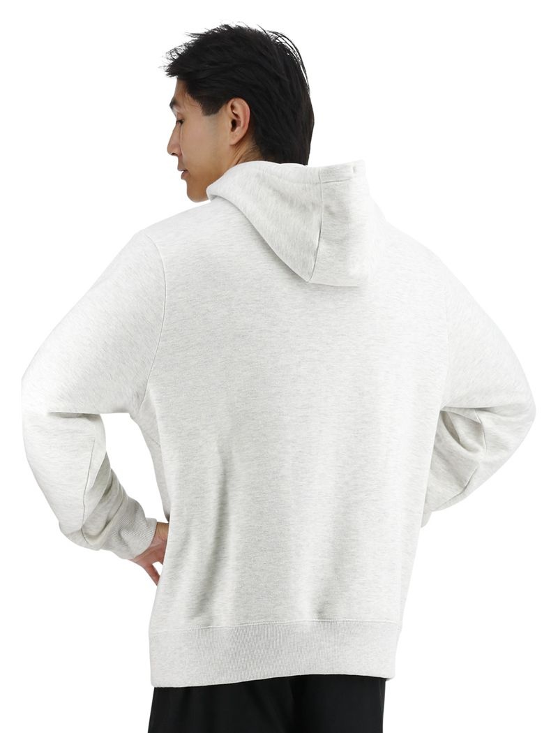 Light Grey Tyr Ultrasoft Midweight Fleece Men's Hoodie | US-IAXU82601