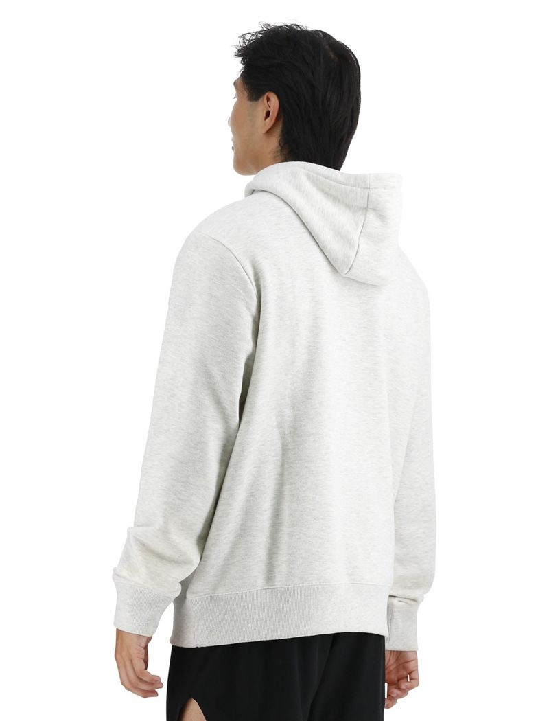 Light Grey Tyr Ultrasoft Midweight Fleece Men's Hoodie | US-IAXU82601