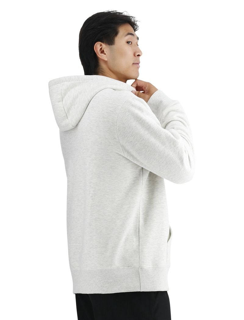 Light Grey Tyr Ultrasoft Midweight Fleece Men's Hoodie | US-IAXU82601