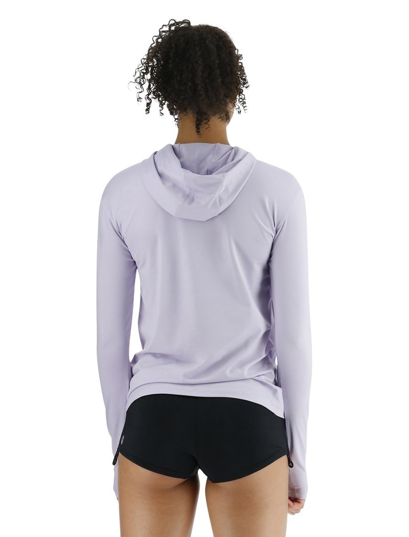 Light Purple Tyr Sundefense Women's Hoodie | US-PTSA23864