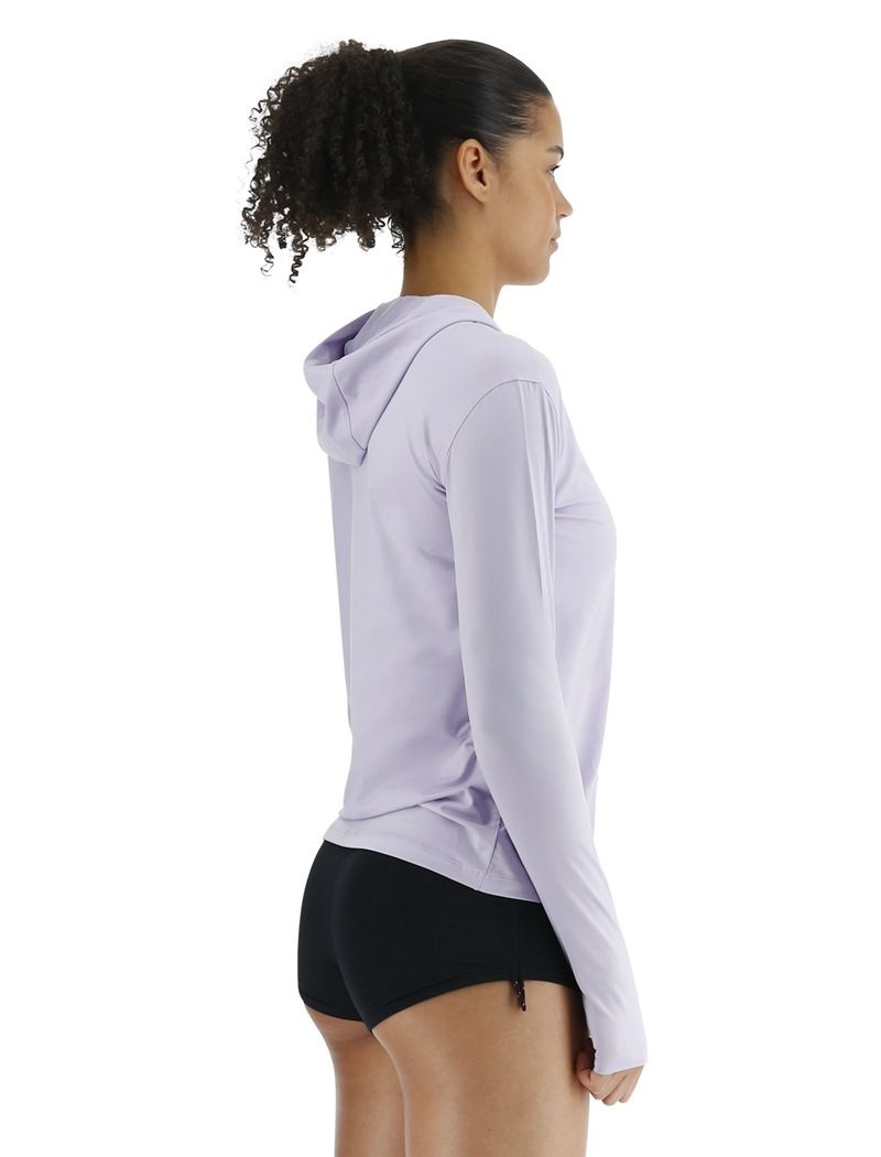 Light Purple Tyr Sundefense Women's Hoodie | US-PTSA23864