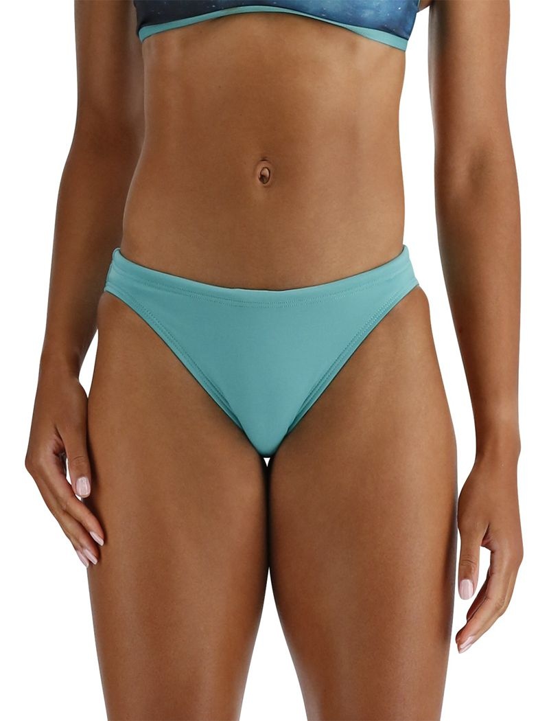 Light Turquoise Tyr Durafast Elite® Classic Full Coverage Women\'s Bikini Bottom | US-IOWL09285