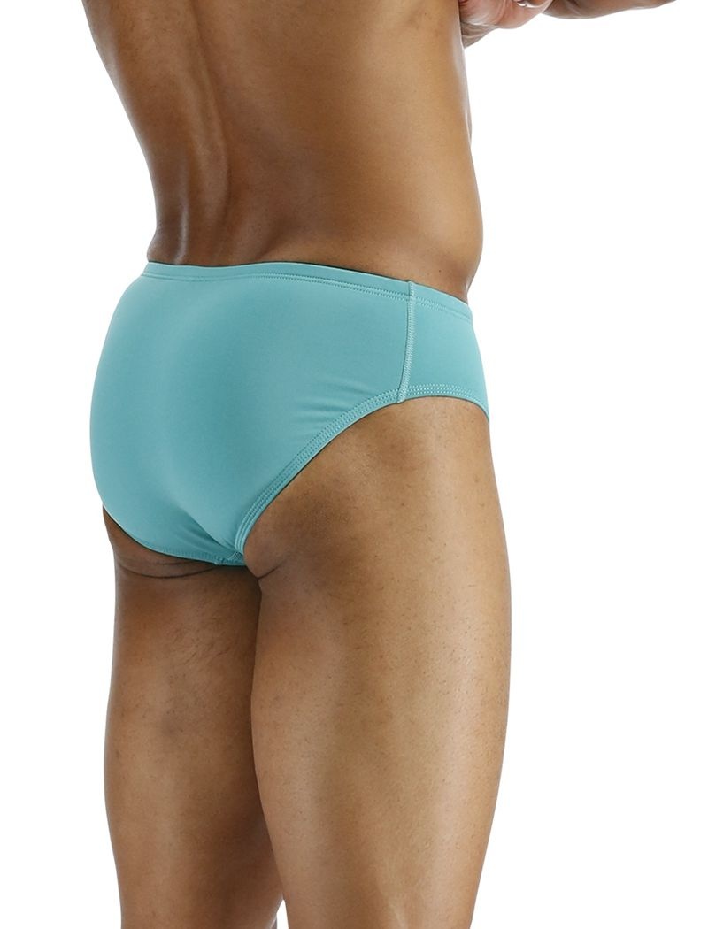 Light Turquoise Tyr Durafast Elite® Ss Men's Swimsuit | US-XIGJ69478