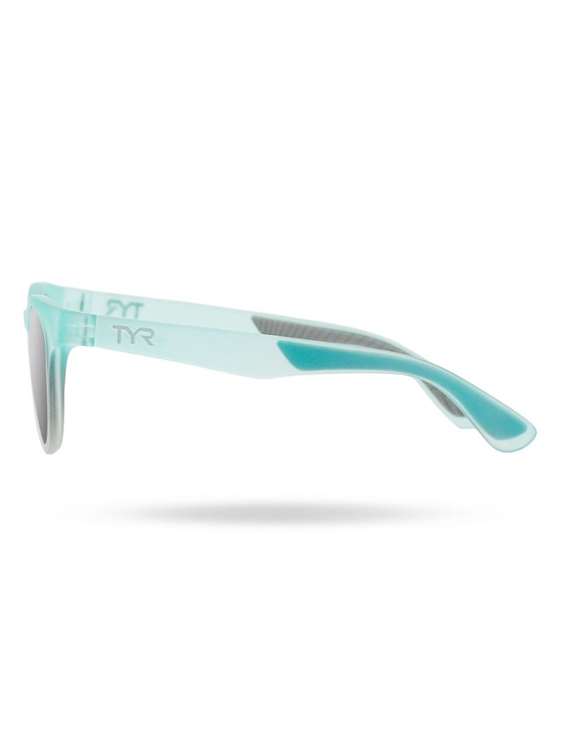 Light Turquoise / Silver Tyr Ancita Hts Polarized Women's Sunglasses | US-RQVA93758