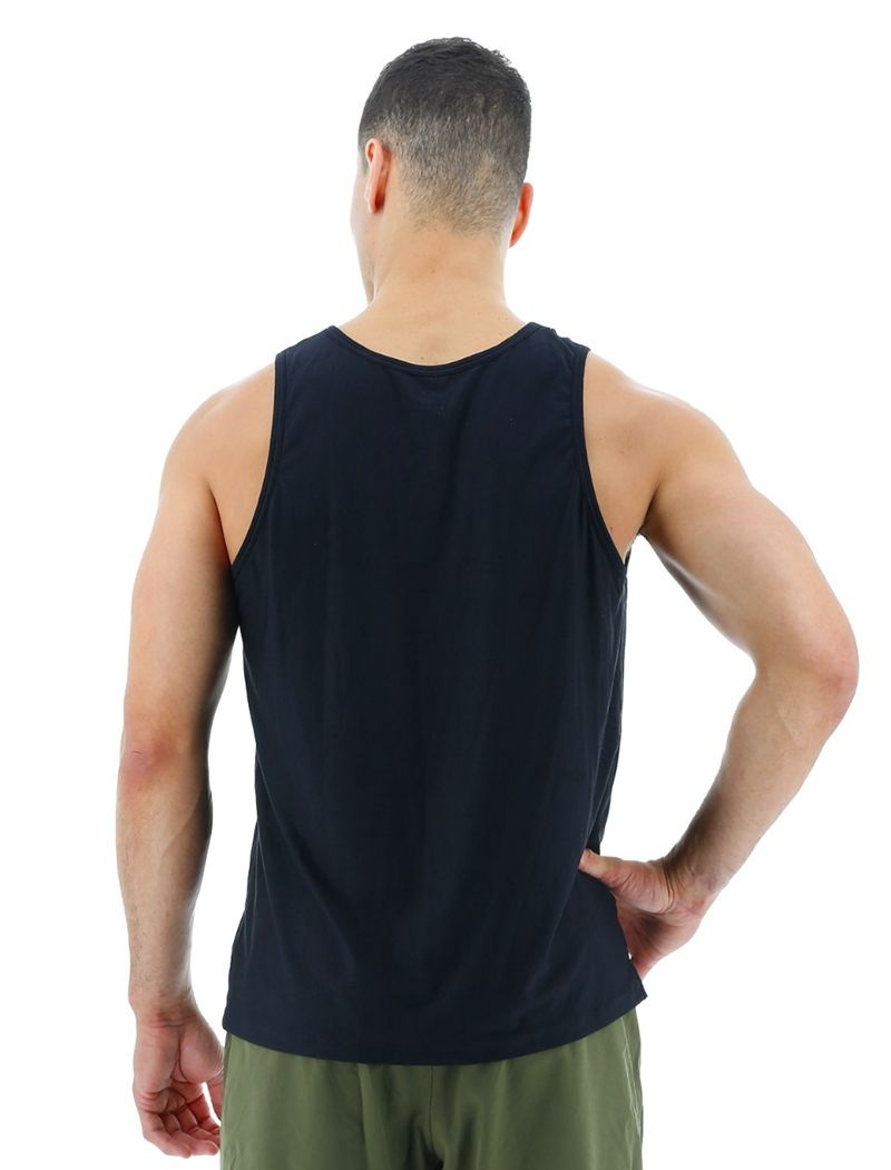 Navy Tyr Airtec™ Men's Tanks | US-ZLSN29146