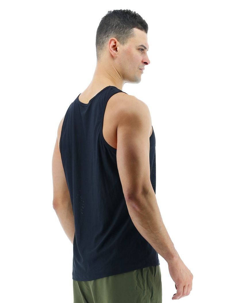 Navy Tyr Airtec™ Men's Tanks | US-ZLSN29146