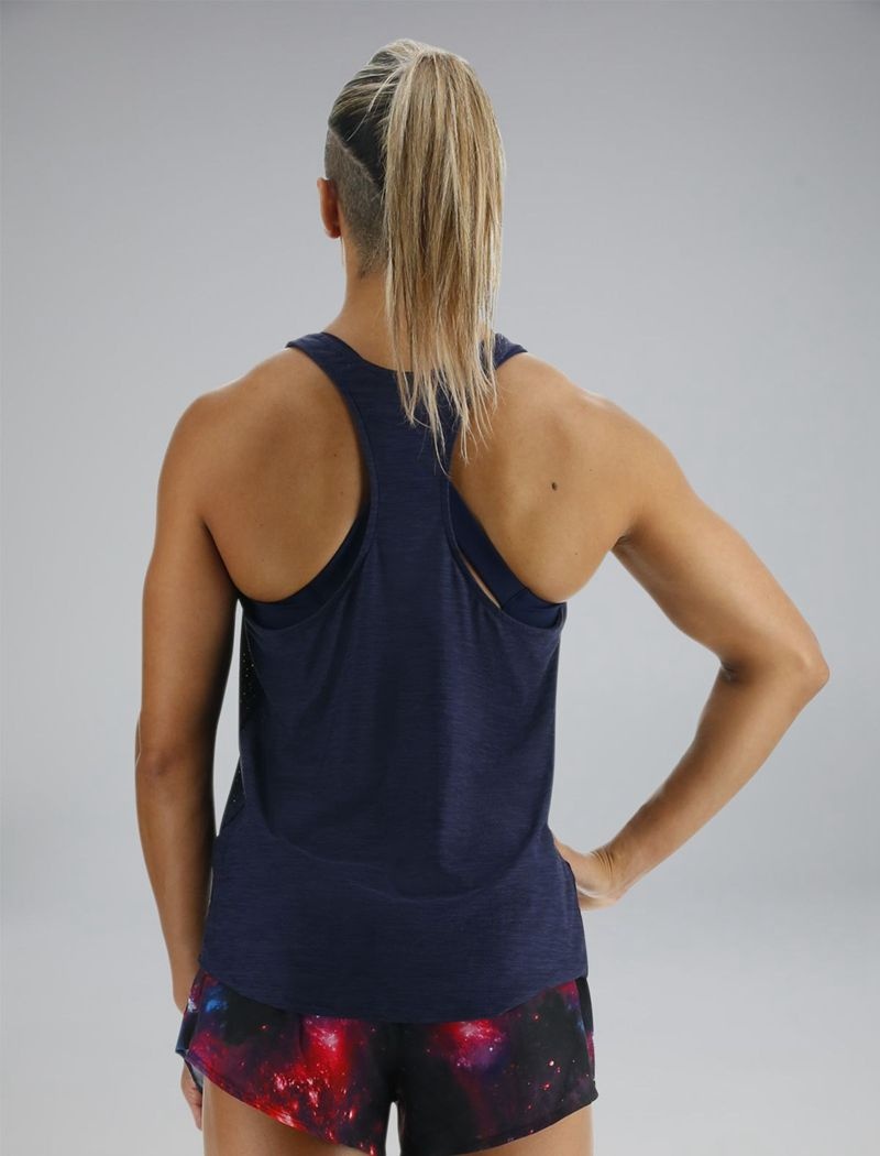 Navy Tyr Airtec™ Women's Tanks | US-UGFD64953