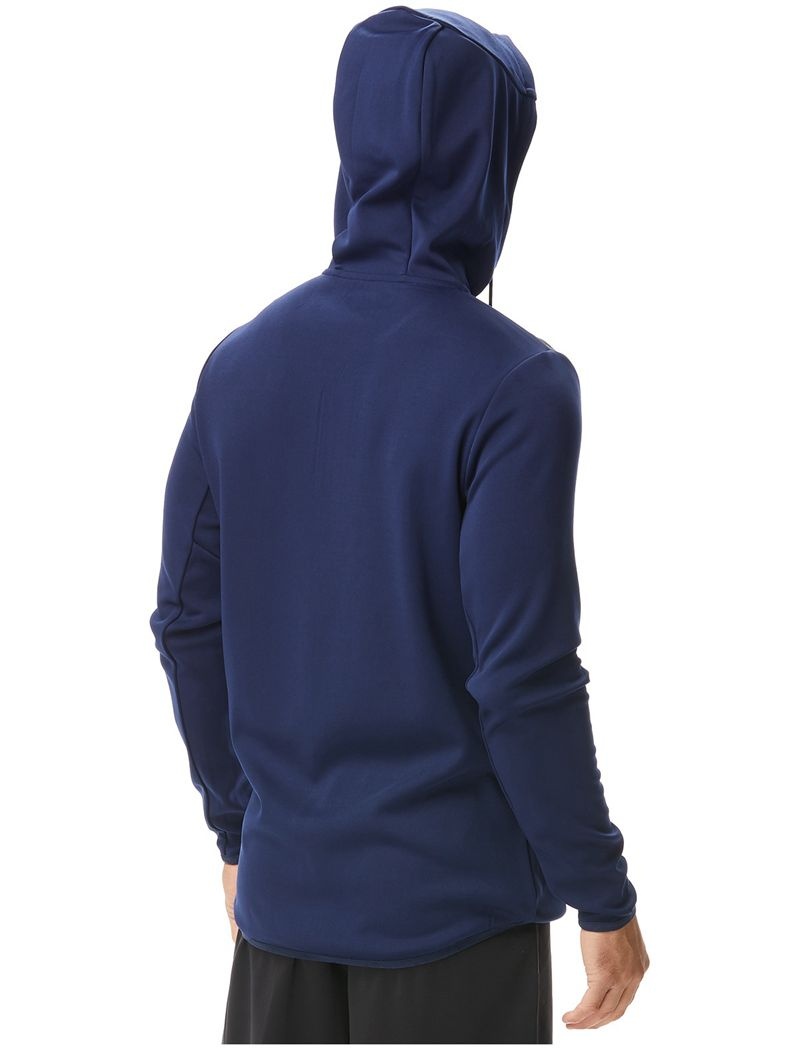 Navy Tyr Alliance Podium Full Zip Men's Hoodie | US-VSNC93248