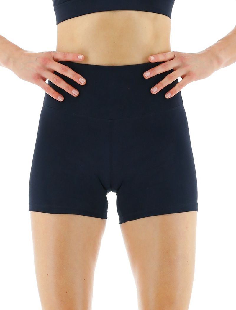 Navy Tyr Base Kinetic™ High-rise 3.25 Women\'s Shorts | US-VUWA05468